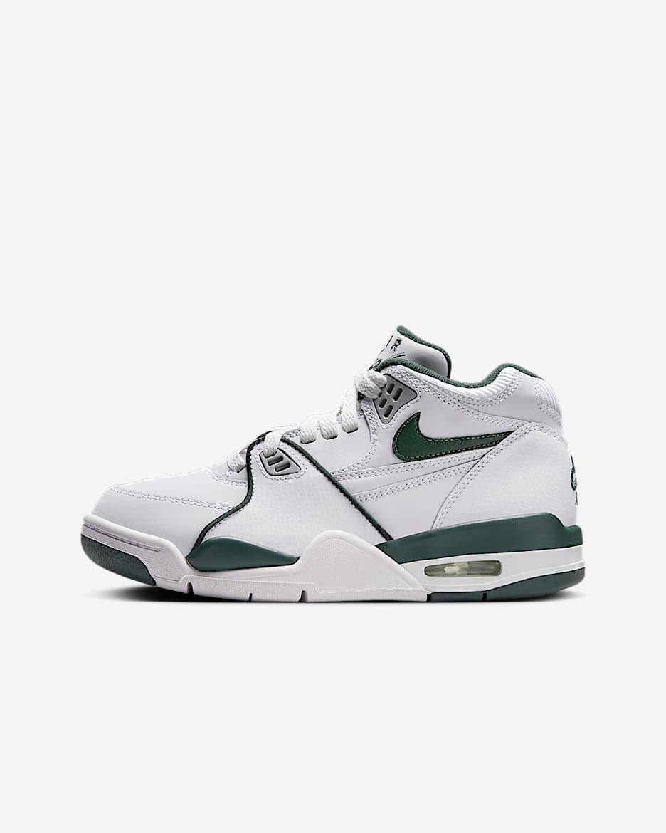 Nike air flight 89 black and white discount